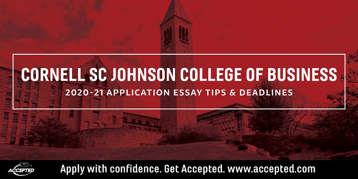 Cornell SC Johnson MBA application essay tips