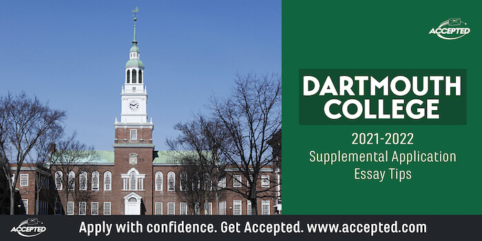 Tips for Answering the Dartmouth College Supplemental Essay Prompts [2021 - 2022]